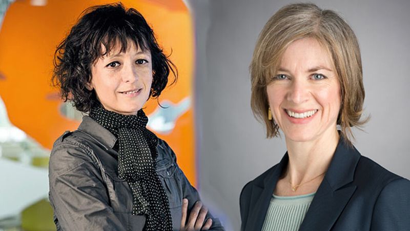 Archivo:Emmanuelle-Charpentier-Jennifer-Doudna 811128918 1664016 1020x574.jpg